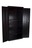 Gabinete 180 negro 2 puertas abierta